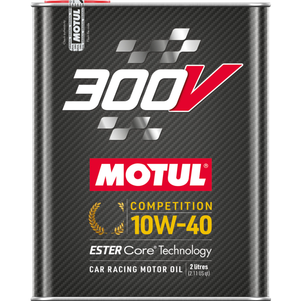 Motul 300V Competition 10W-40 Racing Car Motor Oil 2L Can