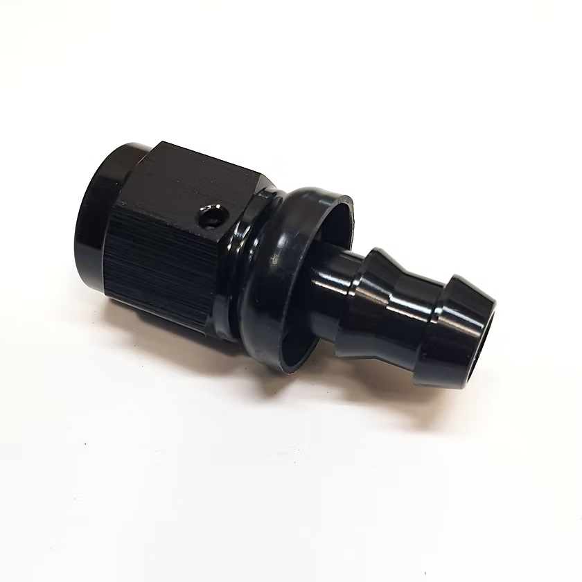 Swivel Straight (Push-On Barb) AN6 8mm Barb