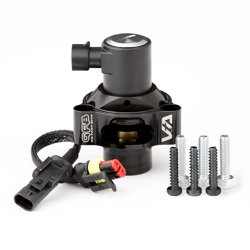 GFB VTA (vent-to-atmosphere) with integrated solenoid for late-model VW and Audi