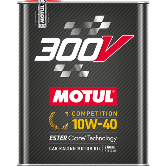 Motul 300V Competition 10W-40 Racing Car Motor Oil 2L Can