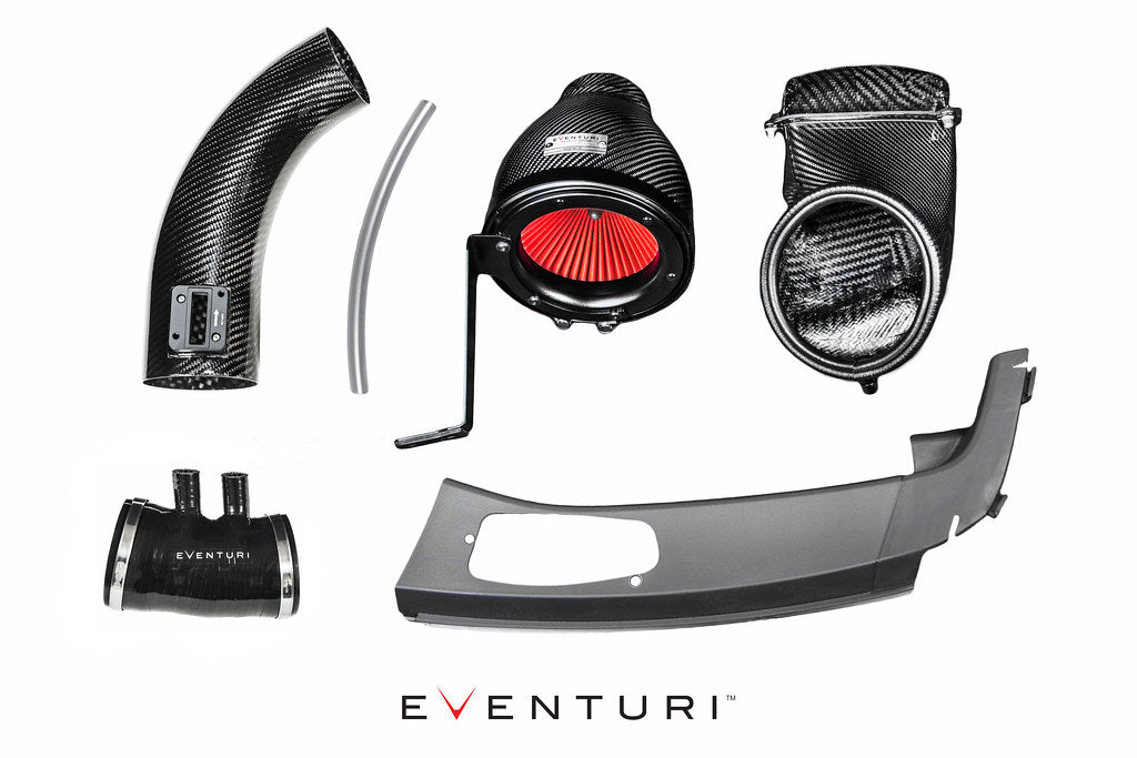 Eventuri Carbon Fibre Intake V2 Upgraded Carbon Tube Honda Civic Type R FK2