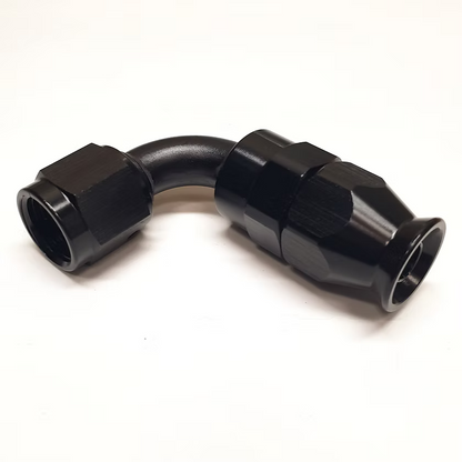 Swivel 90 degree elbow - AN4 - AN10 for PTFE/Teflon