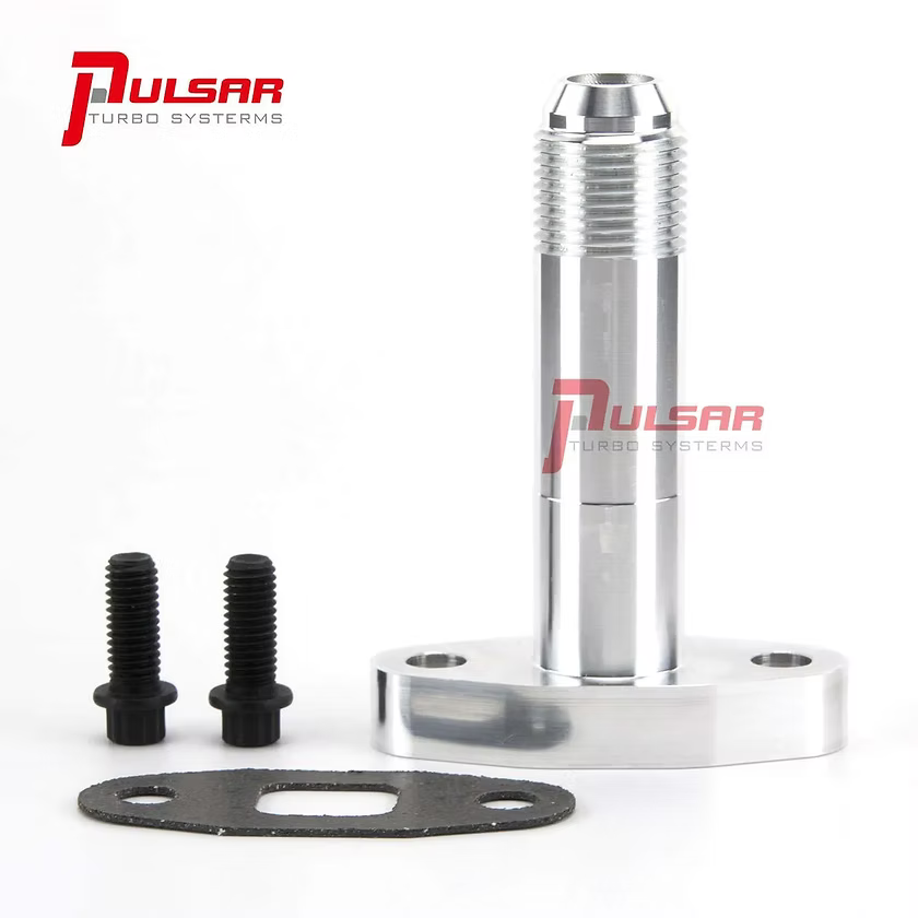 -10 AN Extended Oil Drain Flange Install Kit for T4 Turbo