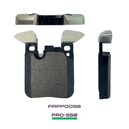 Probite PRO-550 Performance Rear Brake Pads BMW M135 M140 F20 F21 12-19 72mm x 88mm