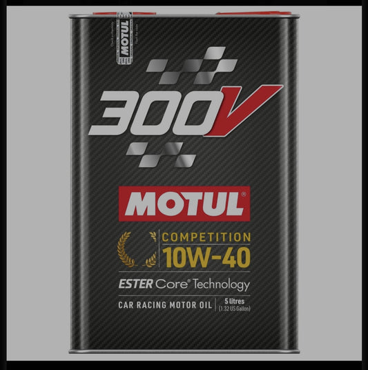 Motul 300V Competition 10W-40 Racing Car Motor Oil 5L Can