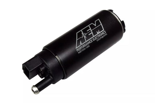 AEM 340LPH High Flow In-Tank Fuel Pump Offset Inlet Inline 340LPH at 43Psi