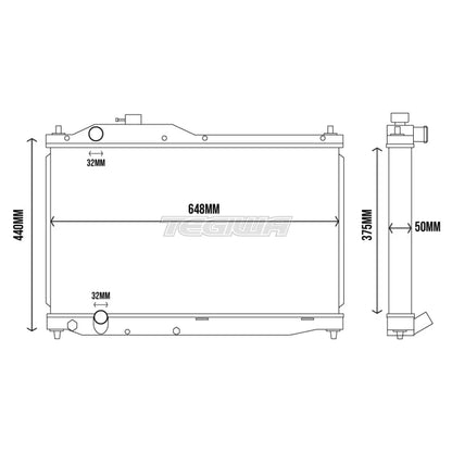 Tegiwa Aluminium Alloy Radiator HONDA S2000