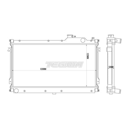 Tegiwa Aluminium Alloy Radiator MAZDA MX5 NA 1.6 1.8 89-98